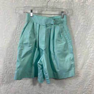 Vintage Talbots David Brooks High Waisted Pleated Culottes Bermuda Shorts